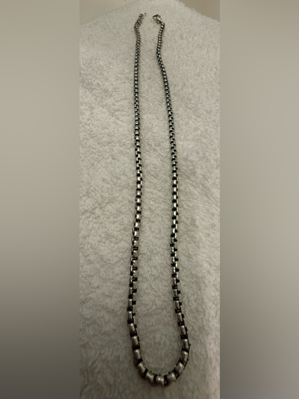 David Yurman Box Chain Necklace
Sterling Silver